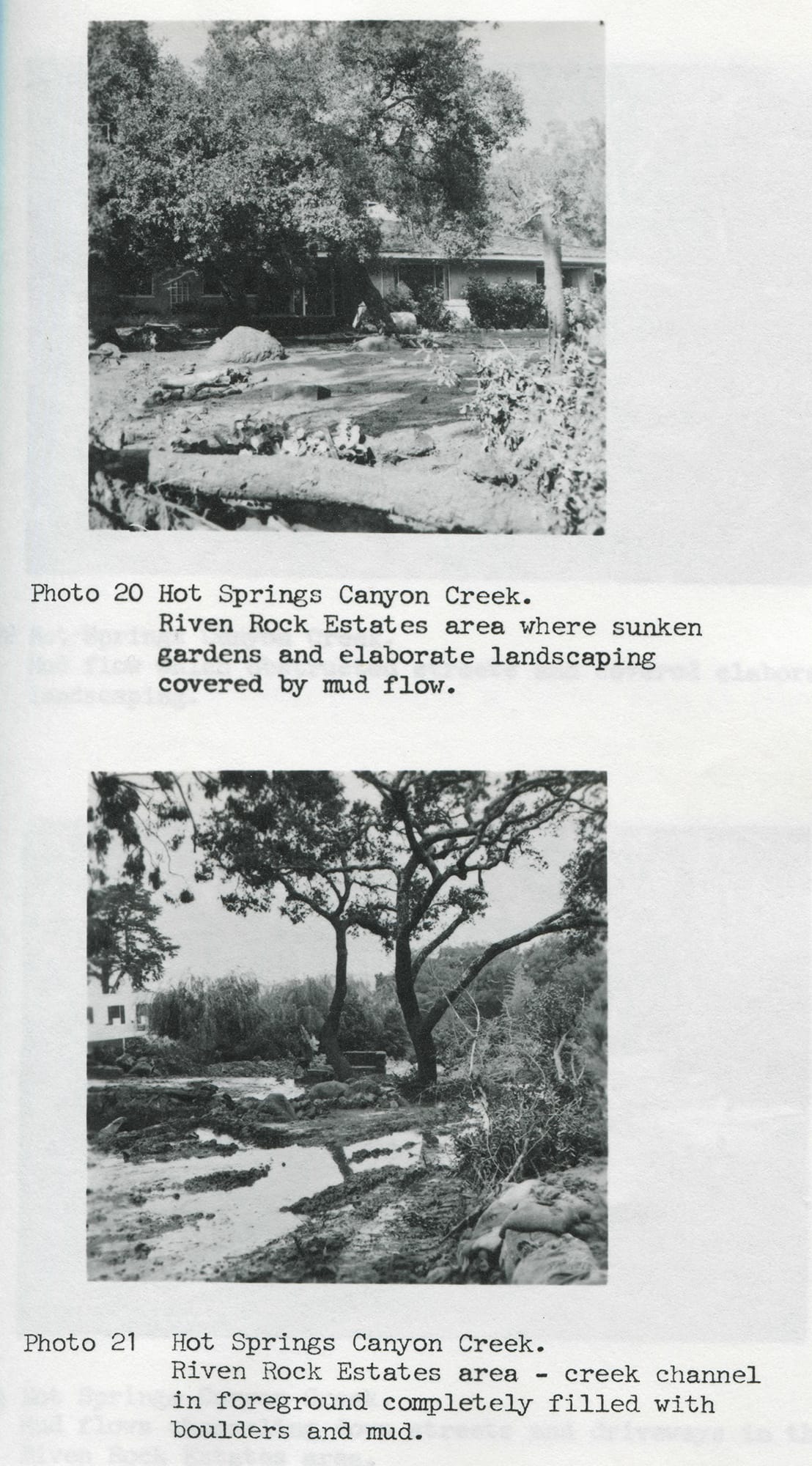 Hot Springs Creek, 1964